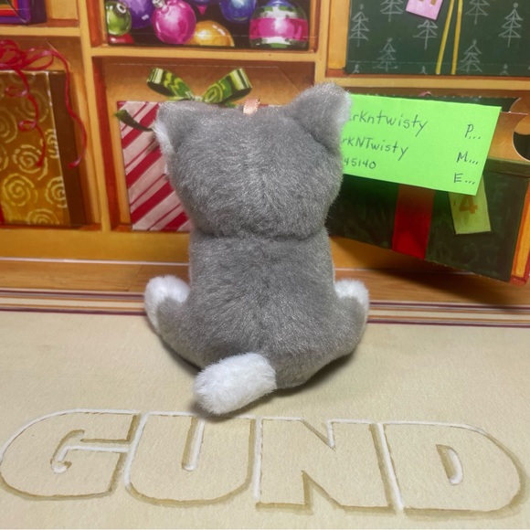 1 BRAND NEW GUND MINI FLURRY HUSKY PLUSH ORNAMENT TOY APPROX 4” PRICE FIRM - Picture 4 of 16
